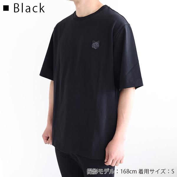 MAISON KITSUNE（メゾン キツネ） Bold Fax Head Patch Oversize T