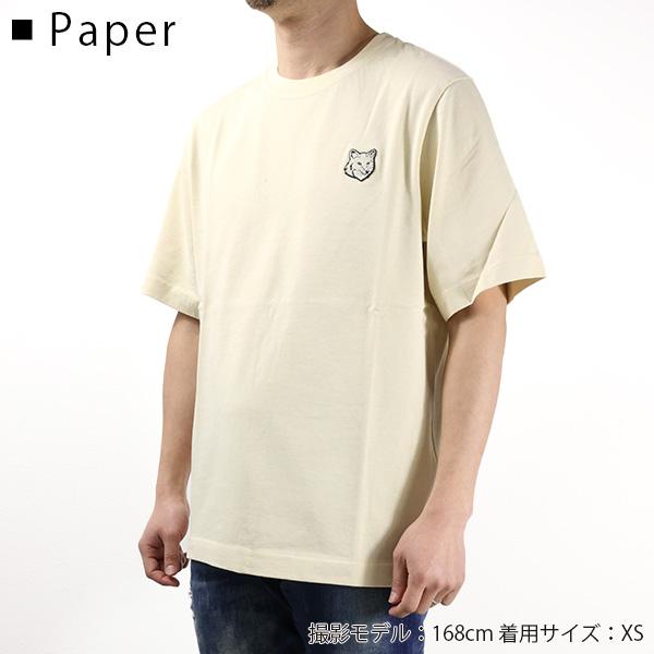MAISON KITSUNE（メゾン キツネ） Bold Fax Head Patch Oversize T