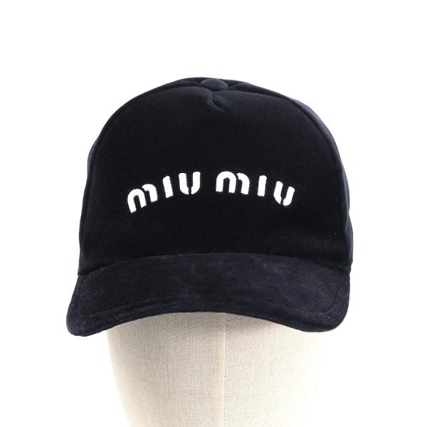 miu MiuMiu ミュウミュウ Velvet Baseball Cap ベースボール miu MiuMiu ミュウミュウ Velvet Baseball Cap ベースボール