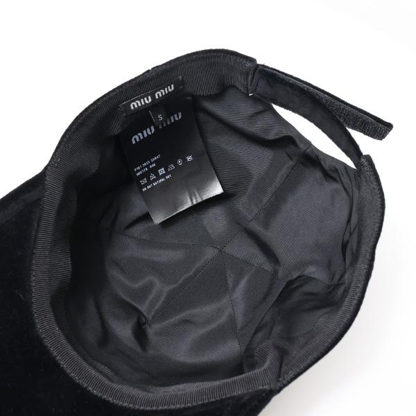 miu MiuMiu ミュウミュウ Velvet Baseball Cap ベースボール miu MiuMiu ミュウミュウ Velvet Baseball Cap ベースボール