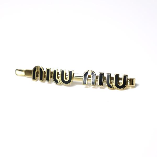 miu miu（ミュウミュウ） Enameled Metal Hair Clip ヘアクリップ