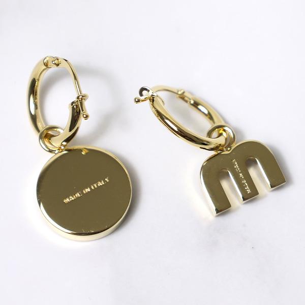 みー⭐︎ miu miu（ミュウミュウ） Set of Enameled Metal Earrings ピアス