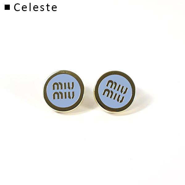 miu miu（ミュウミュウ） Enameled Metal Earrings ピアス スタッド