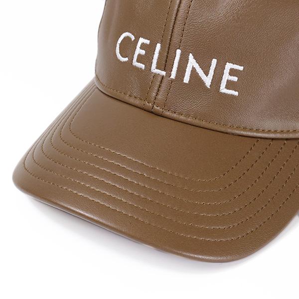 CELINE セリーヌ LOGO LEATHER BASEBALL CAP ベースボール CELINE セリーヌ LOGO LEATHER BASEBALL CAP ベースボール