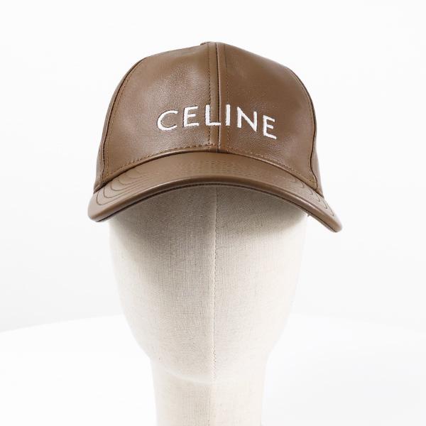 CELINE セリーヌ LOGO LEATHER BASEBALL CAP ベースボール CELINE セリーヌ LOGO LEATHER BASEBALL CAP ベースボール