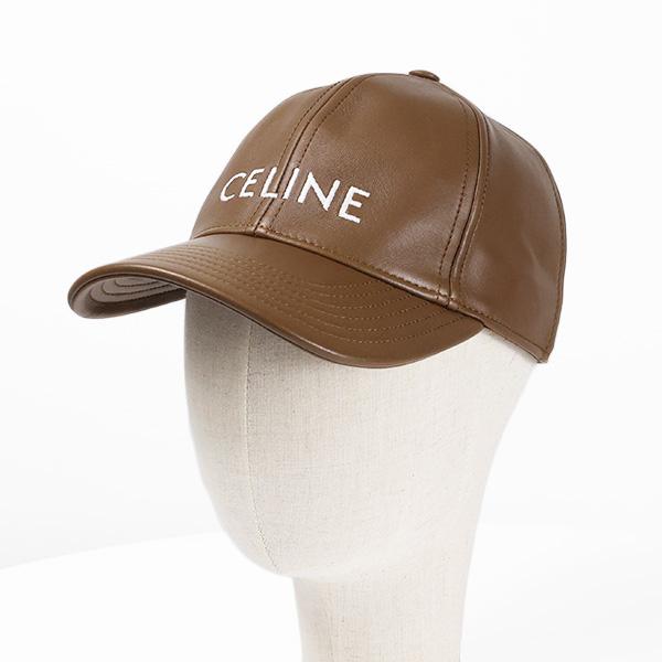 CELINE セリーヌ LOGO LEATHER BASEBALL CAP ベースボール CELINE セリーヌ LOGO LEATHER BASEBALL CAP ベースボール