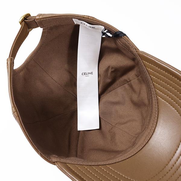 CELINE セリーヌ LOGO LEATHER BASEBALL CAP ベースボール CELINE セリーヌ LOGO LEATHER BASEBALL CAP ベースボール