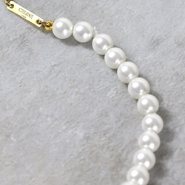 CELINE セリーヌ PARIS PEARL NECKLACE ネックレス ブラス 真鍮 CELINE セリーヌ PARIS PEARL NECKLACE ネックレス ブラス 真鍮
