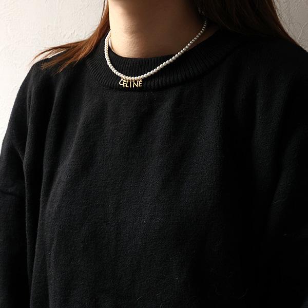 CELINE セリーヌ PARIS PEARL NECKLACE ネックレス ブラス 真鍮 CELINE セリーヌ PARIS PEARL NECKLACE ネックレス ブラス 真鍮