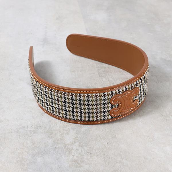 CELINE（セリーヌ） TRIOMPHE HAIRBAND ヘアバンド カチューシャ ヘア