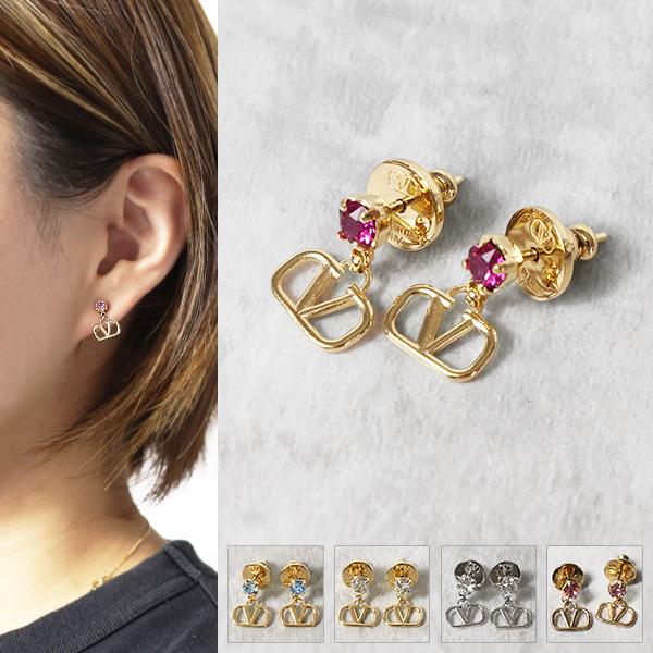 可愛い　ヴァレンティノ　ピアス VALENTINO（ヴァレンティノ） Vlog Signature swarovski earrings