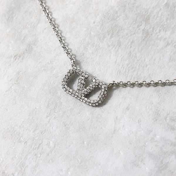 VALENTINO（ヴァレンティノ） Vlog crystal long necklace ネックレス