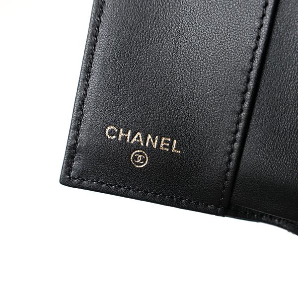 CHANEL（シャネル） Pearl CC Small Flap Wallet 三つ折り財布 ミニ