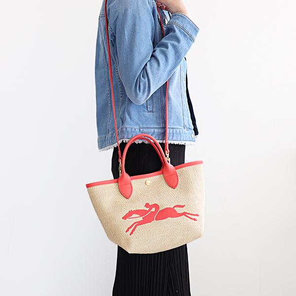 極美品✨ロンシャン ルパニエ　バスケットバッグ かごバッグ　2way ショルダー 楽天市場】Longchamp ロンシャン LE PANIER PLIAGE S BASKET BAG ル