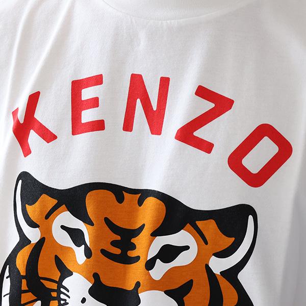KENZO ケンゾー KENZO LUCKY TIGER OVERSIZED GENDERLESS T-SHIRT Tシャツ 半袖 クルーネック オーバーサイズ メンズ レディース ユニセックス FE58TS006 4SG｜lag-onlinestore｜07