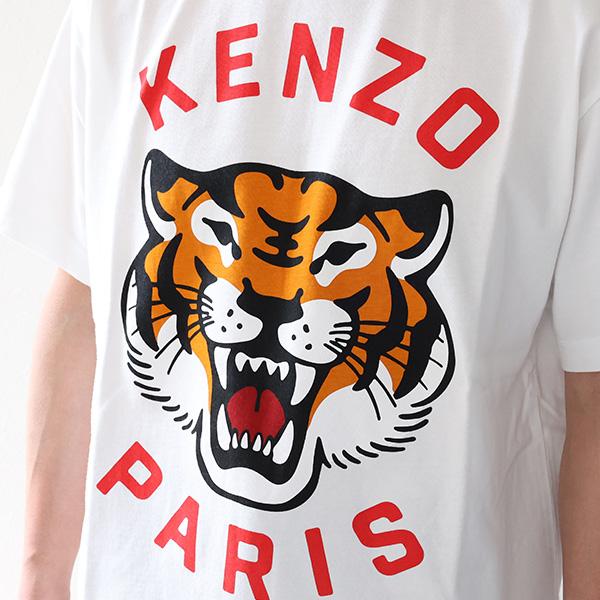 KENZO ケンゾー KENZO LUCKY TIGER OVERSIZED GENDERLESS T-SHIRT Tシャツ 半袖 クルーネック オーバーサイズ メンズ レディース ユニセックス FE58TS006 4SG｜lag-onlinestore｜08