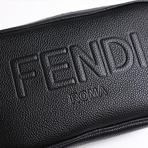 FENDI フェンディ FENDI ROMA Belt Bag ベルトバッグ ボディバッグ クロスボディバッグ 鞄 ロゴ レザー 本革 エレガント メンズ 7VA605 AMACの画像