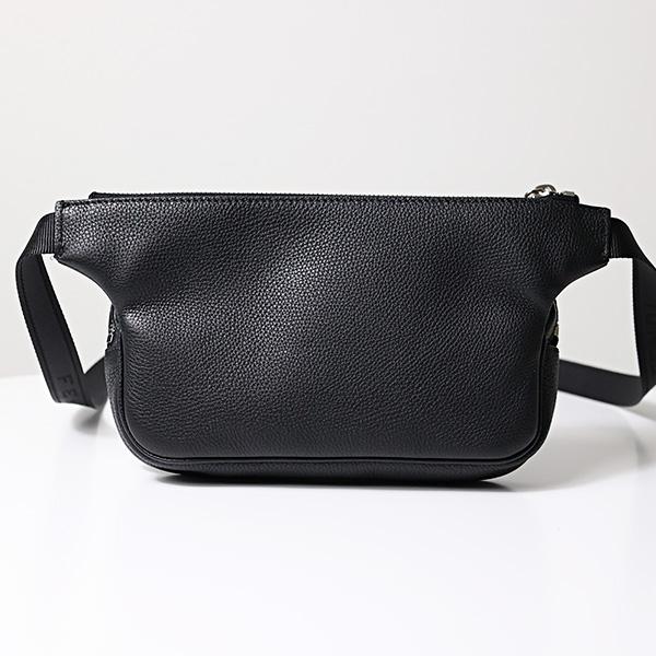 FENDI フェンディ FENDI ROMA Belt Bag ベルトバッグ ボディバッグ クロスボディバッグ 鞄 ロゴ レザー 本革 エレガント メンズ 7VA605 AMACの画像