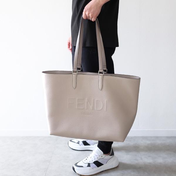 フェンディ　トートバッグ FENDI（フェンディ） FENDI ROMA Leather Tote Bag トートバッグ 鞄 A4