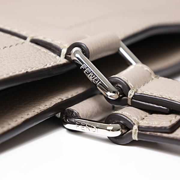 FENDI（フェンディ） FENDI ROMA Leather Tote Bag トートバッグ 鞄 A4