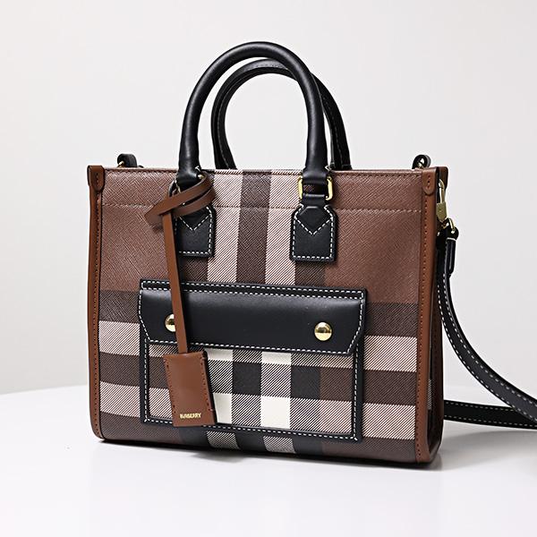 Burberry☆フレイヤ チェック トートバッグ♪【送料込】 BURBERRY Burberry バーバリー Mini Freya Tote Bag