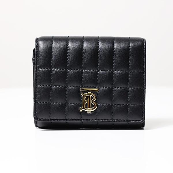 BURBERRY Burberry バーバリー Quilted Leather Lola Tri-Fold