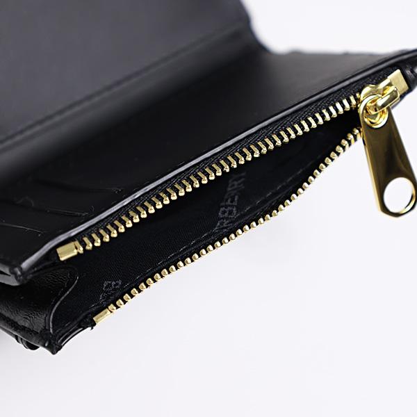 BURBERRY Burberry バーバリー Quilted Leather Lola Tri-Fold