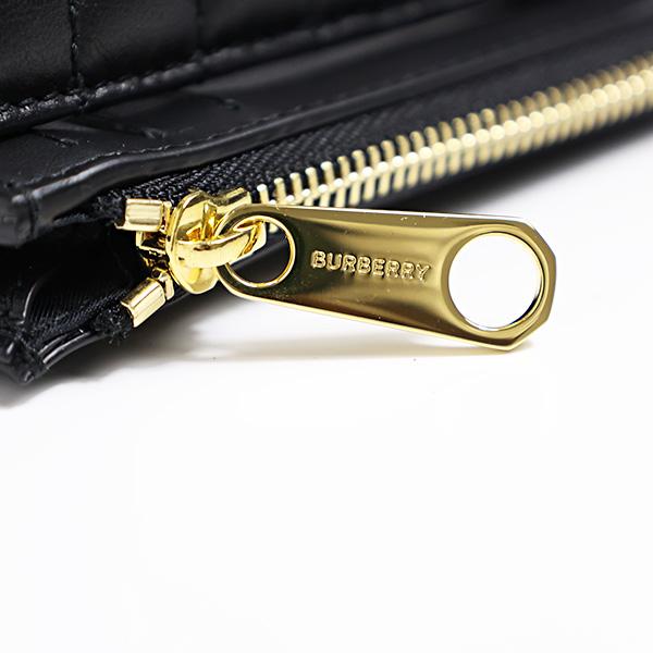 BURBERRY Burberry バーバリー Quilted Leather Lola Tri-Fold