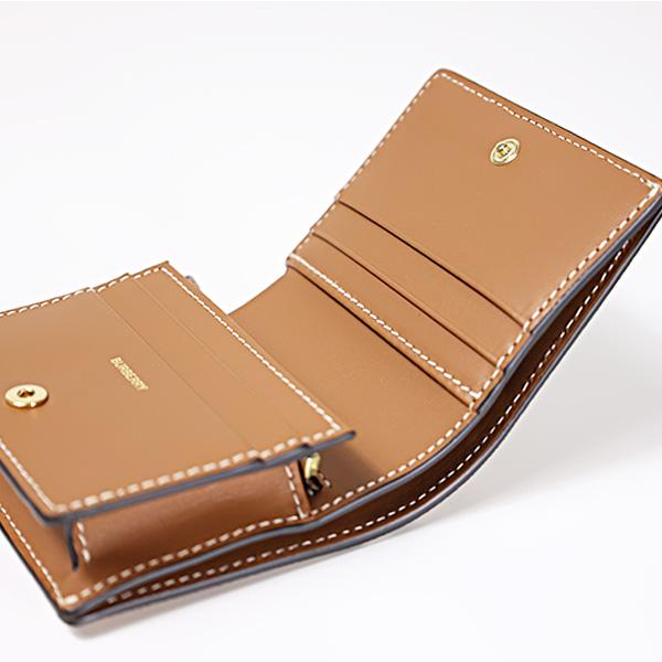 BURBERRY Burberry バーバリー Small Check Bi-Fold Wallet 二