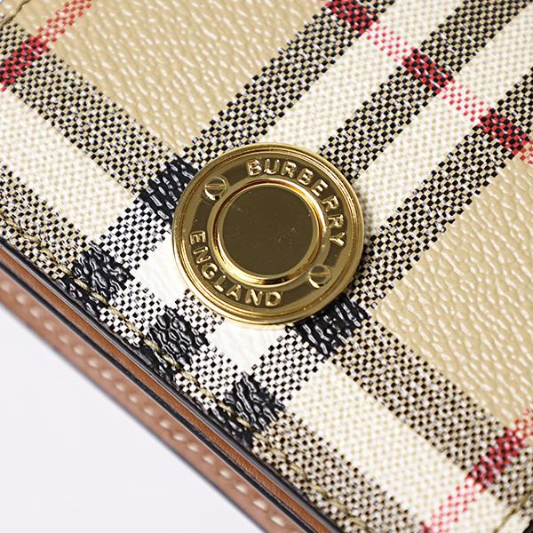 BURBERRY Burberry バーバリー Small Check Bi-Fold Wallet 二
