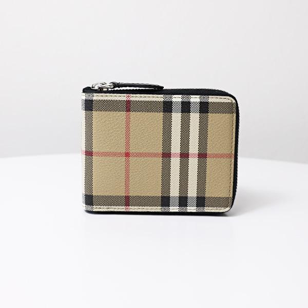 BURBERRY（バーバリー） Check Ziparound Wallet 二つ折り財布