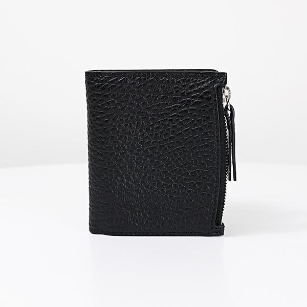 Maison Margiela メゾン マルジェラ Leather Flap Wallet 二つ折り財布 ミニ財布 小銭入れあり コンパクト レザー ロゴ メンズ SA1UI0023 P4455 T6313の画像