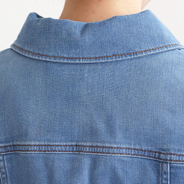 Chloe クロエ Denim Jacket デニムジャケット ジャケット 長袖 コットン ショート丈 ロゴ刺繍 キッズ 女の子 大人もOK C20117｜lag-onlinestore｜06