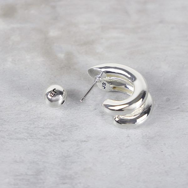 【美品】JENNYBIRD ジェニーバード Florence Hoops JENNYBIRD ピアス 「JENNY BIRD/ジェニーバード」フープピアス