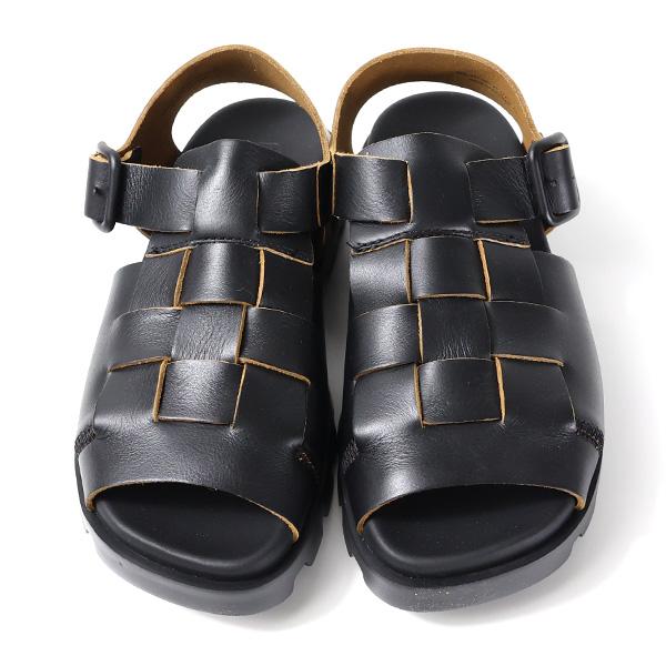 CAMPER カンペール サンダル レザー ブラック コルク 37 カンペール CAMPER [カンペール] BRUTUS SANDAL / サンダル