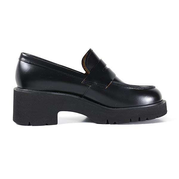 超美品　Camper ブラック レディースローファー 厚底　カンペール CAMPER カンペール ローファー プラットフォーム スリッポン