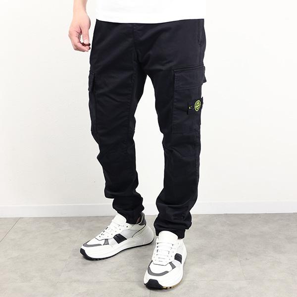 STONE  JUNIOR 黒ロングパンツ110cm5歳 STONE ISLAND（ストーン アイランド） STONE ISLAND JUNIOR ジュニア