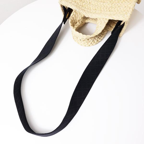 新品未使用！Patou ラフィアバッグスモール Patou パトゥ Small Rafia Tote Bag かごバッグ トートバッグ