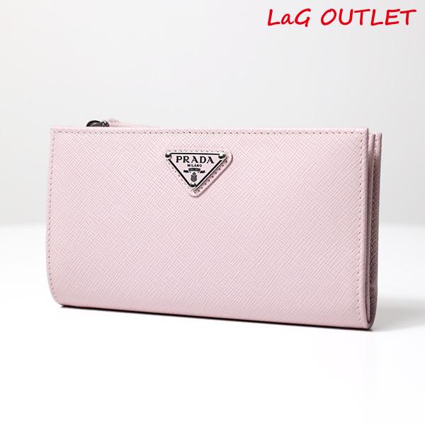 PRADA（プラダ） Large Saffiano Leather Wallet 長財布 二つ折り財布