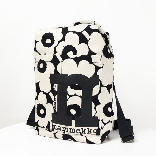 marimekko（マリメッコ） Mono Backpack Unikko 908 COTT BLK バック