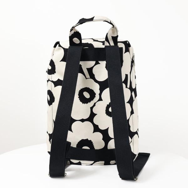 マリメッコバック marimekko（マリメッコ） Mono Backpack Unikko 908 COTT BLK バック