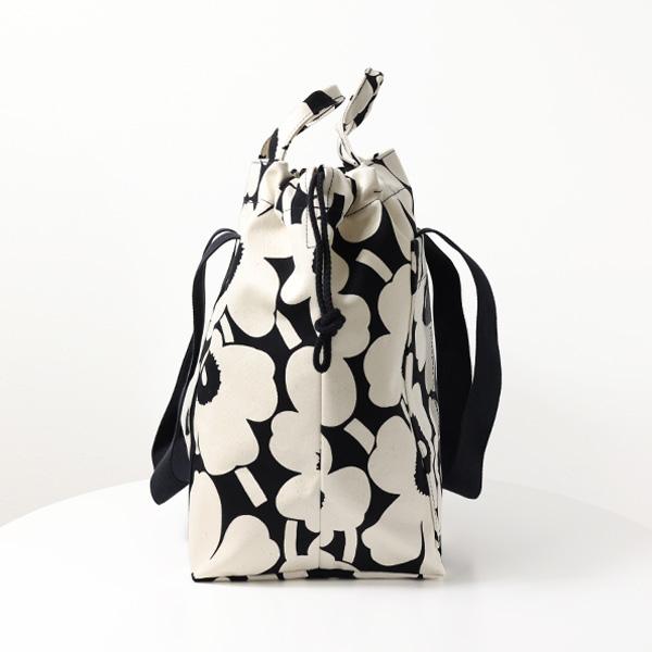 marimekko マリメッコ Mono CityTote Unikko 908 COTT BLK