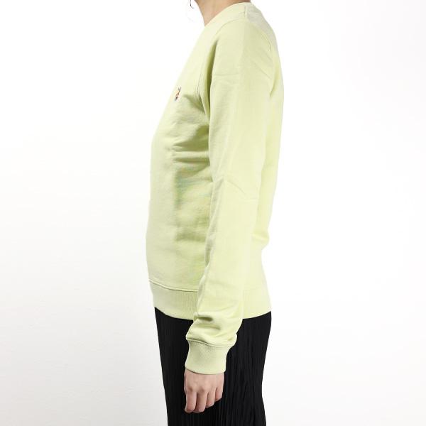 メゾンキツネ　スウェット　フォックスヘッド　トレーナー　イエロー　kitsune MAISON KITSUNE（メゾン キツネ） Fox Head Patch Regular Sweatshirts