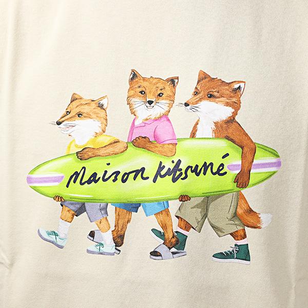 MAISON KITSUNE（メゾン キツネ） Surfing Foxes Comfort T-Shirts T