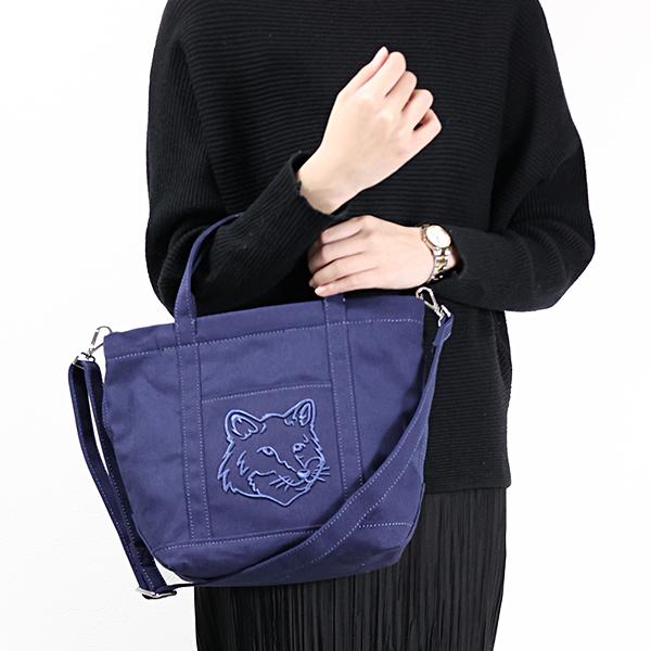 MAISON KITSUNE（メゾン キツネ） Fox Head Small Tote Bag トート 