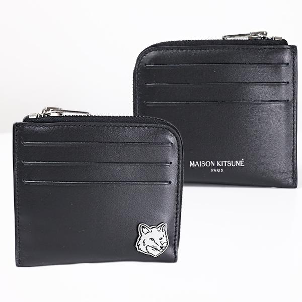 MAISON KITSUNE（メゾン キツネ） Fox Head Zip Coin Card Holder