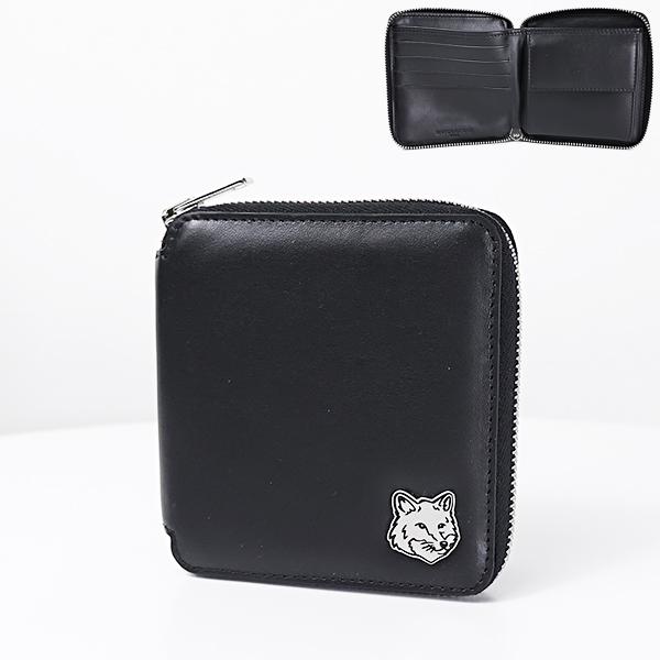 MAISON KITSUNE（メゾン キツネ） Fox Head Square Zip Wallet 二