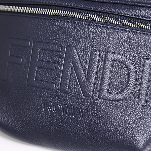 FENDI フェンディ Fendi Roma Belt Bag ベルトバッグ ボディバッグ クロスボディ ウエストバッグ 鞄 レザー 本革 ロゴ メンズ 7VA562 AMACの画像