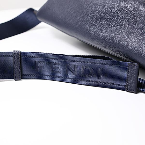 FENDI フェンディ Fendi Roma Belt Bag ベルトバッグ ボディバッグ クロスボディ ウエストバッグ 鞄 レザー 本革 ロゴ メンズ 7VA562 AMACの画像