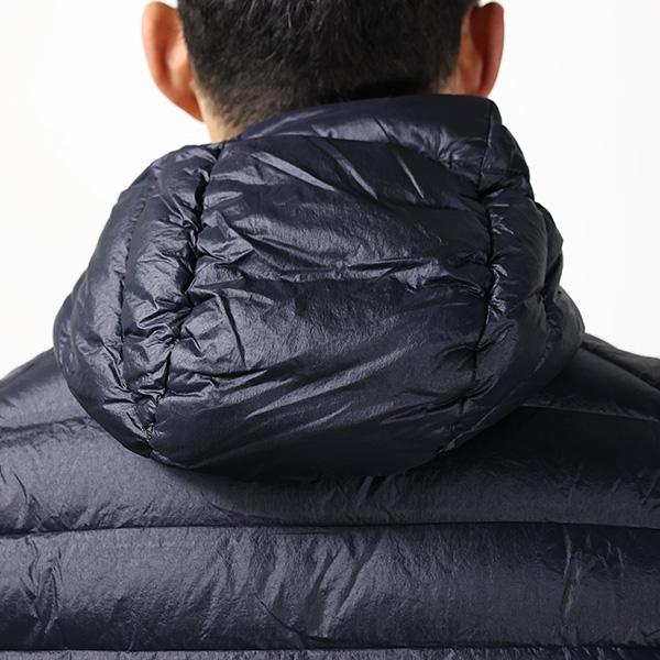 STONE ISLAND ストーンアイランド Loom Woven Chambers Down Jacket ダウンジャケット フード付き ジップアップ 撥水 ショート丈 ロゴ 801540124の画像